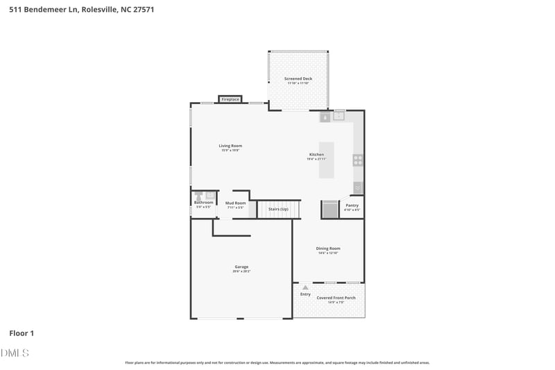 511 Bendemeer Ln, Rolesville, NC 27571