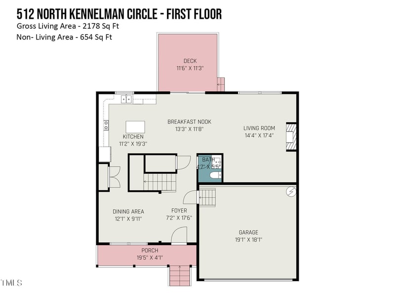 512 N Kennelman Cir, Wendell, NC 27591