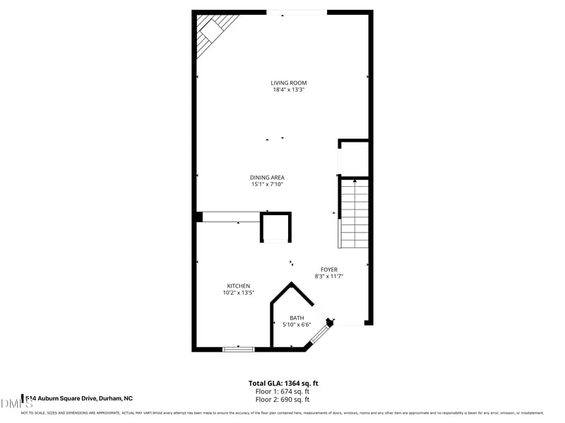 514 Auburn Square Dr, Durham, NC 27713