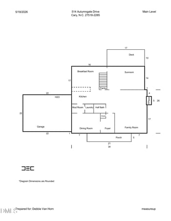 514 Autumngate Dr, Cary, NC 27518