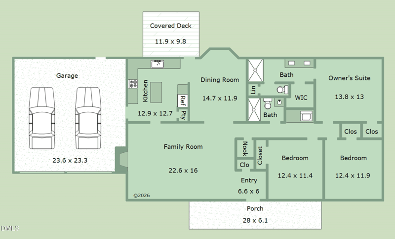 515 Bobbitt Rd, Clayton, NC 27520