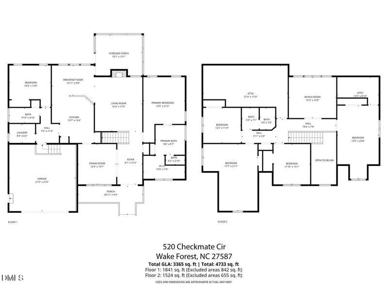 520 Checkmate Cir, Wake Forest, NC 27587