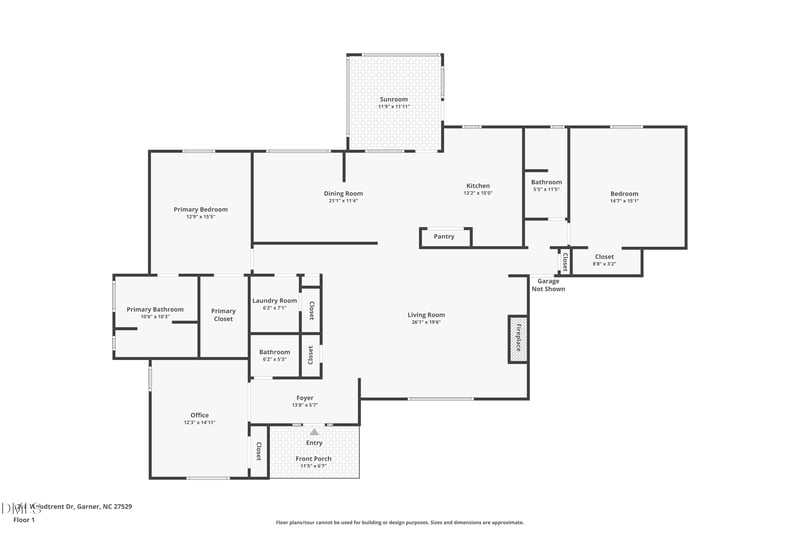 5208 Woodtrent Dr, Garner, NC 27529