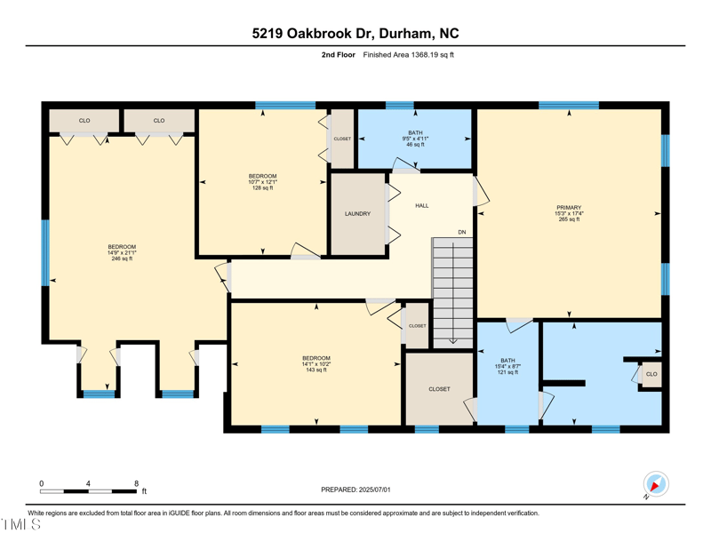 5219 Oakbrook Dr, Durham, NC 27713