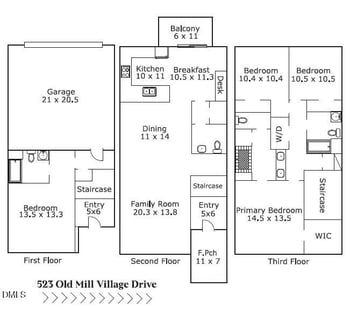 523 Old Mill Village Dr, Apex, NC 27502