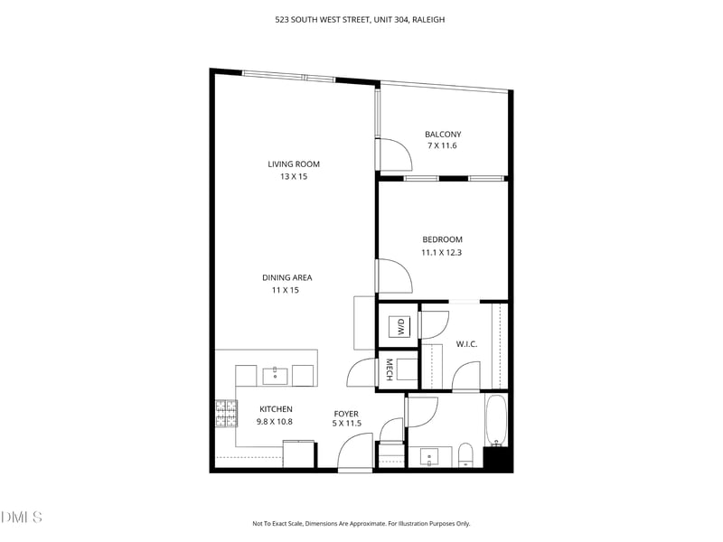 523 S West St #304, Raleigh, NC 27601