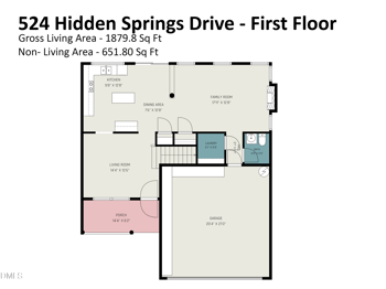 524 Hidden Springs Dr, Durham, NC 27703