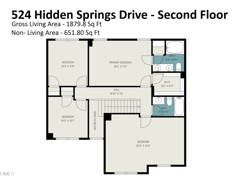 524 Hidden Springs Dr, Durham, NC 27703