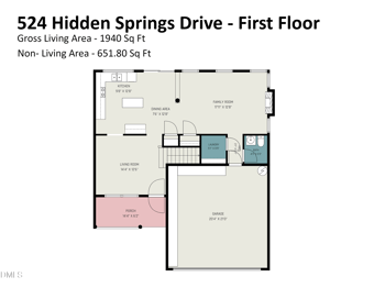 524 Hidden Springs Dr, Durham, NC 27703