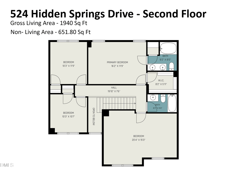 524 Hidden Springs Dr, Durham, NC 27703