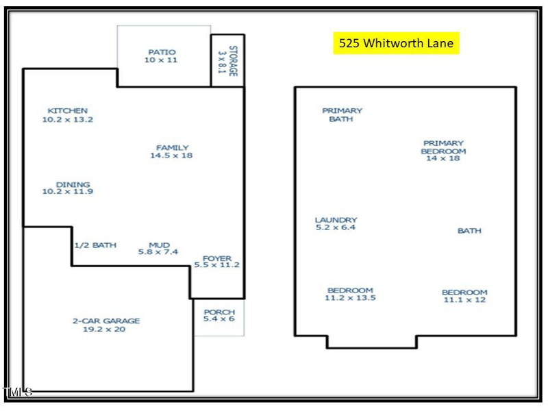 525 Whitworth Ln, Morrisville, NC 27560