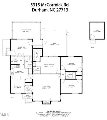5315 Mccormick Rd, Durham, NC 27713