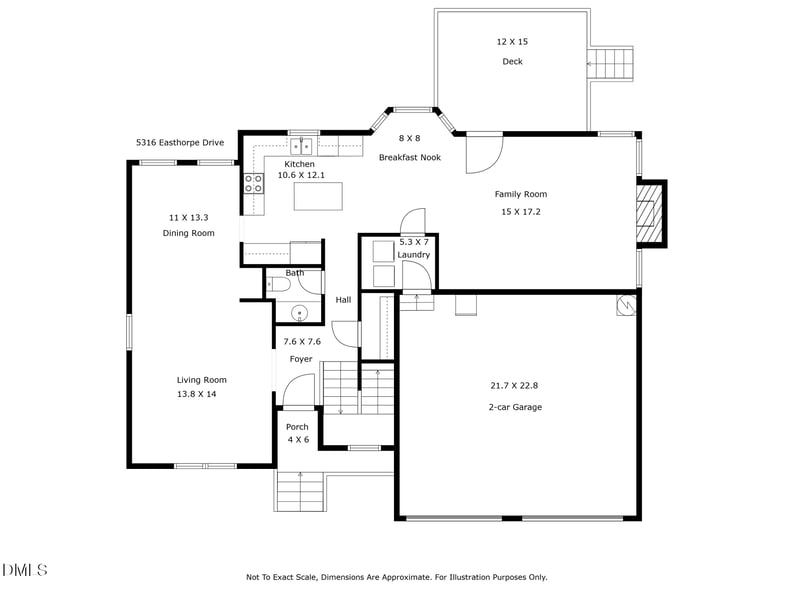 5316 Easthorpe Dr, Raleigh, NC 27613