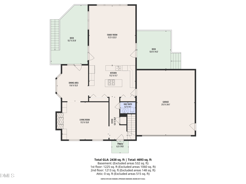 5321 Oakbrook Dr, Durham, NC 27713