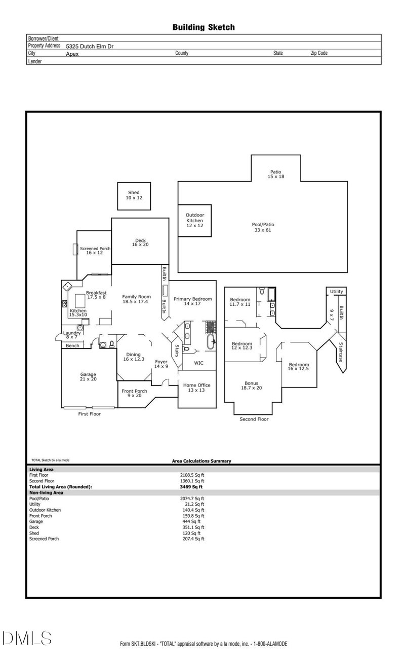 5325 Dutch Elm Dr, Apex, NC 27539