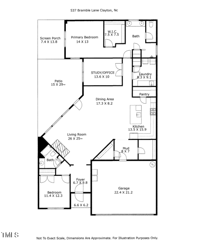 537 Bramble Ln, Clayton, NC 27527