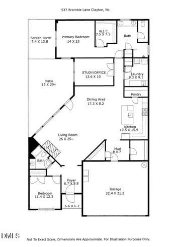 537 Bramble Ln, Clayton, NC 27527