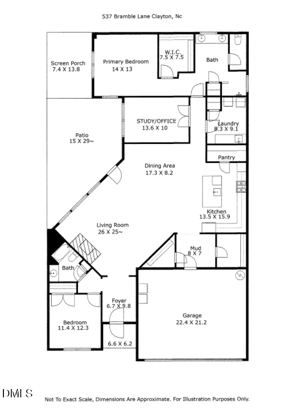 537 Bramble Ln, Clayton, NC 27527