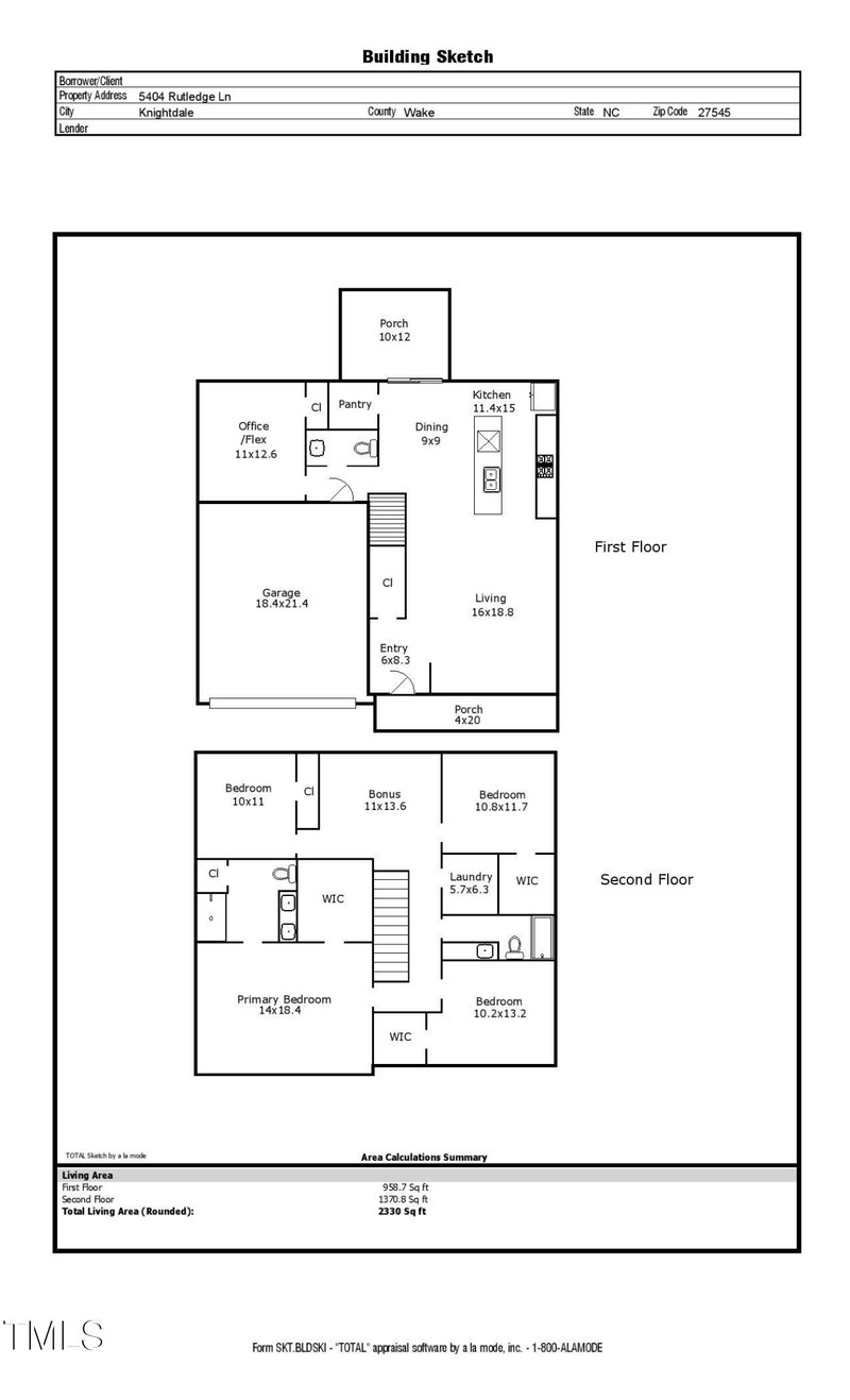 5404 Rutledgeville Ln, Knightdale, NC 27545