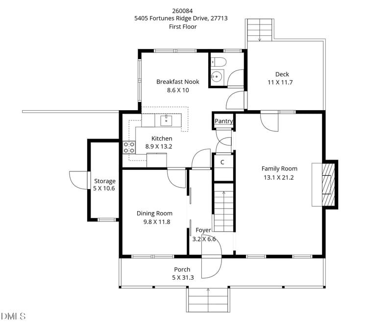 5405 Fortunes Ridge Dr, Durham, NC 27713