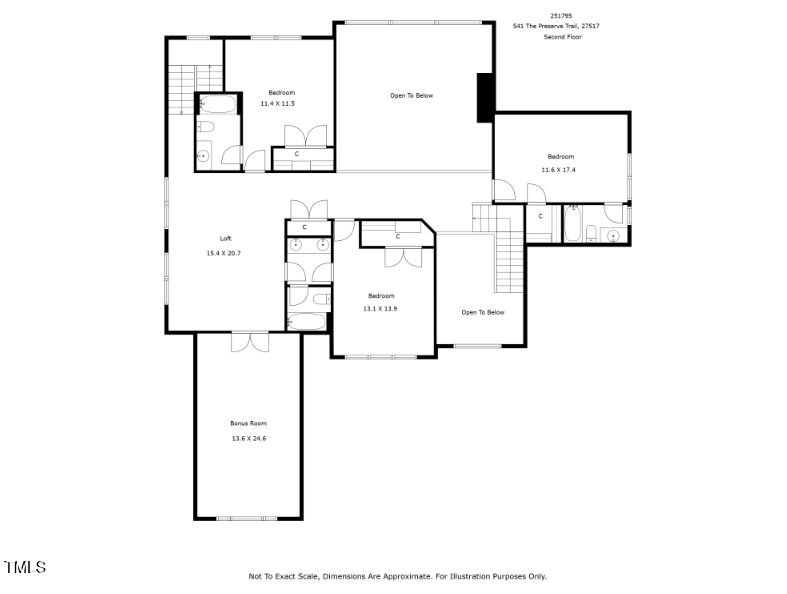 541 The Preserve Trl, Chapel Hill, NC 27517
