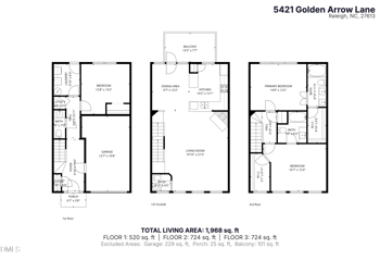 5421 Golden Arrow Ln, Raleigh, NC 27613
