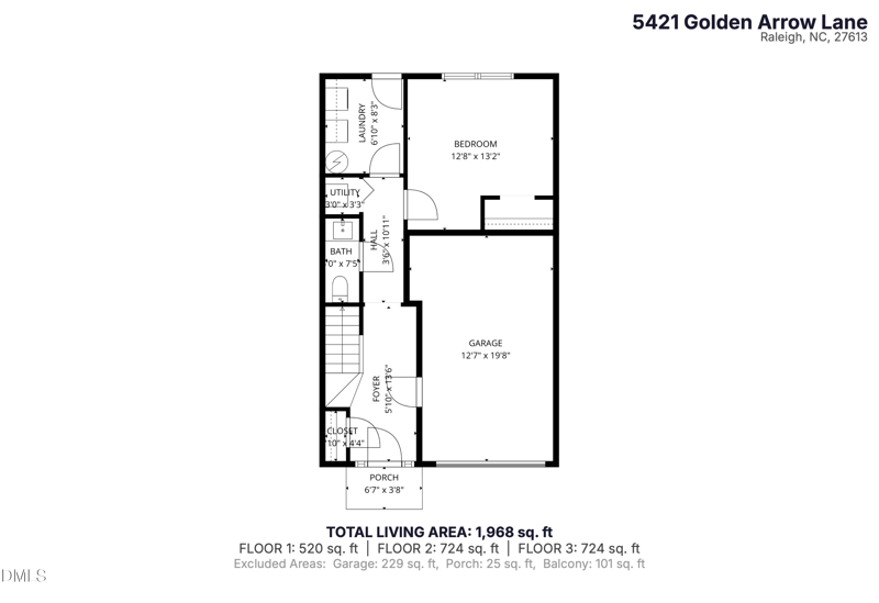 5421 Golden Arrow Ln, Raleigh, NC 27613