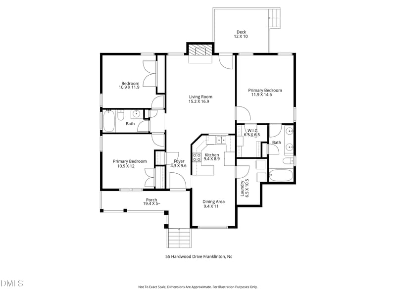 55 Hardwood Dr, Franklinton, NC 27525