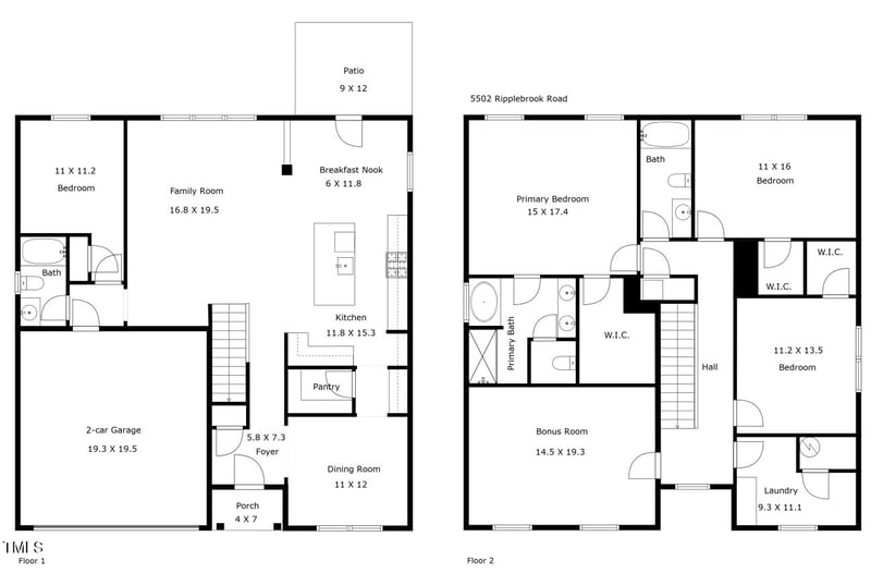 5502 Ripplebrook Rd, Durham, NC 27712