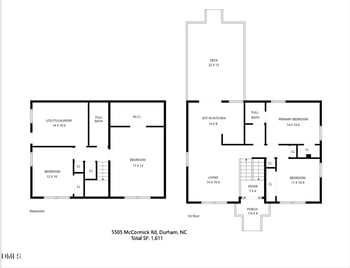 5505 Mccormick , Durham, NC 27713