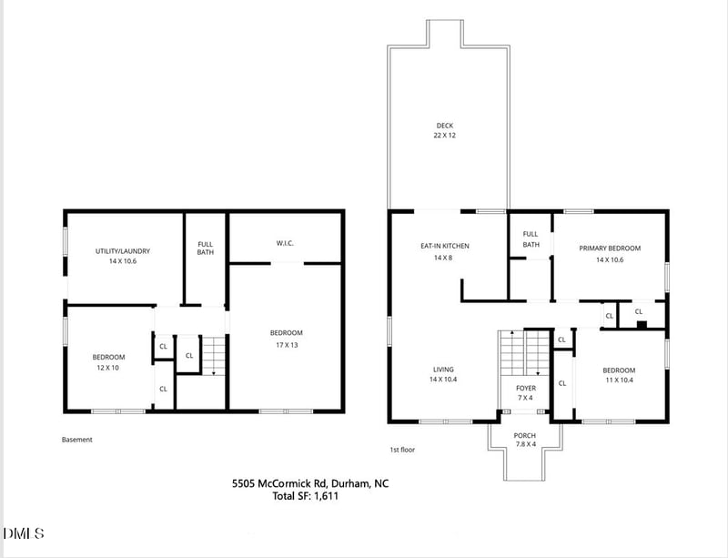 5505 Mccormick , Durham, NC 27713