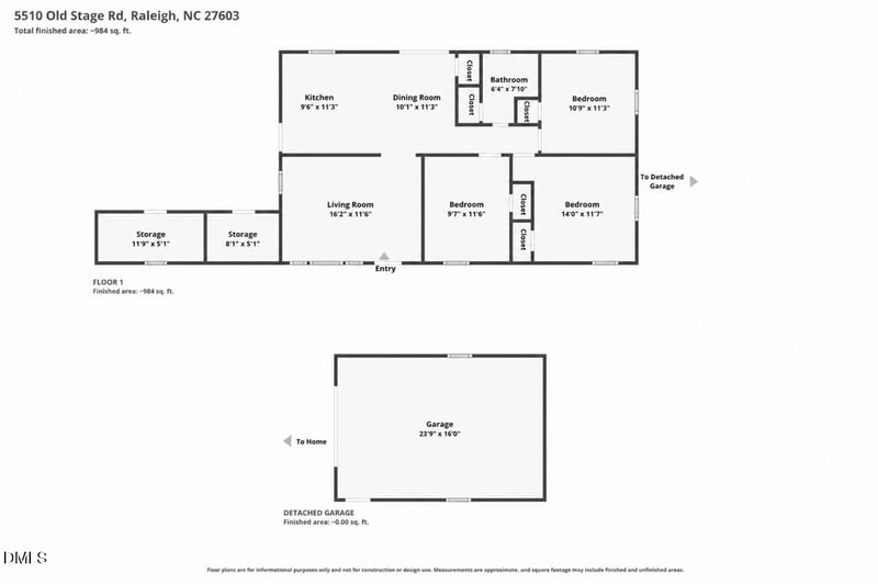 5510 Old Stage Rd, Raleigh, NC 27603