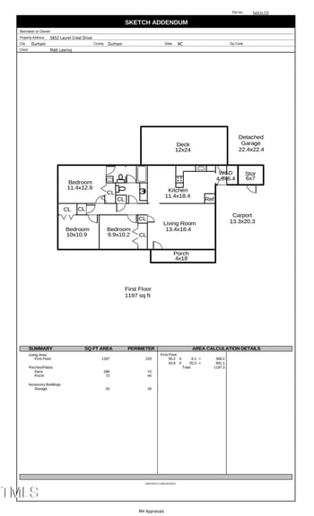 5652 Laurel Crest Dr, Durham, NC 27712