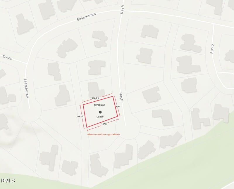 56706 Nash Lot 890, Chapel Hill, NC 27517