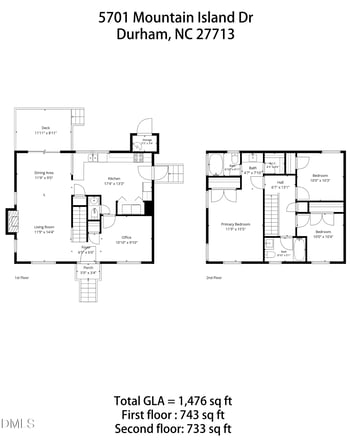 5701 Mountain Island Dr, Durham, NC 27713