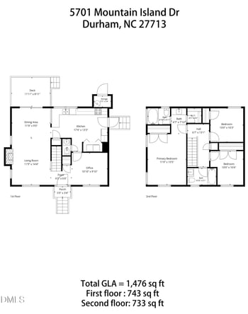 5701 Mountain Island Dr, Durham, NC 27713