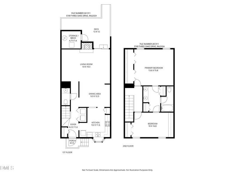 5749 Three Oaks Dr, Raleigh, NC 27612