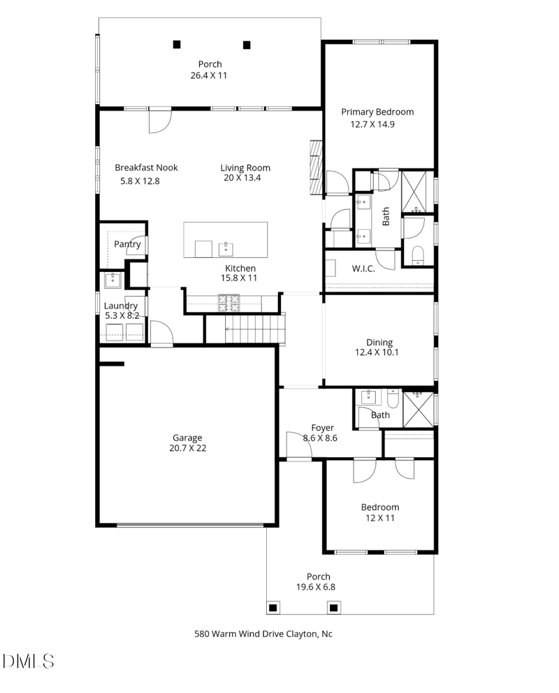 580 Warm Wind Dr, Clayton, NC 27527