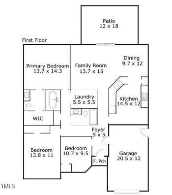 5801 Hadrian Dr, Durham, NC 27703