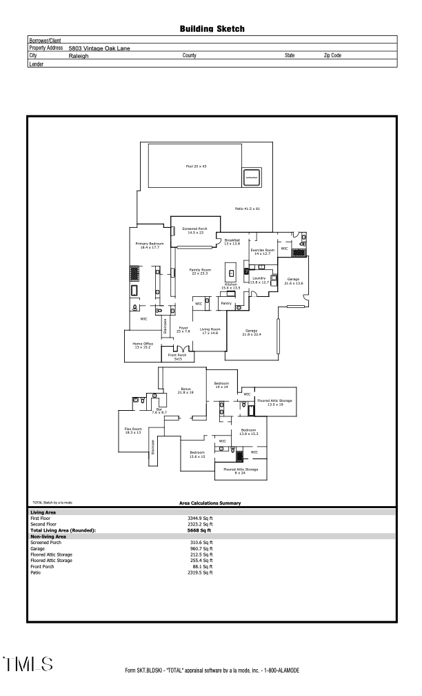 5803 Vintage Oak Ln, Raleigh, NC 27613