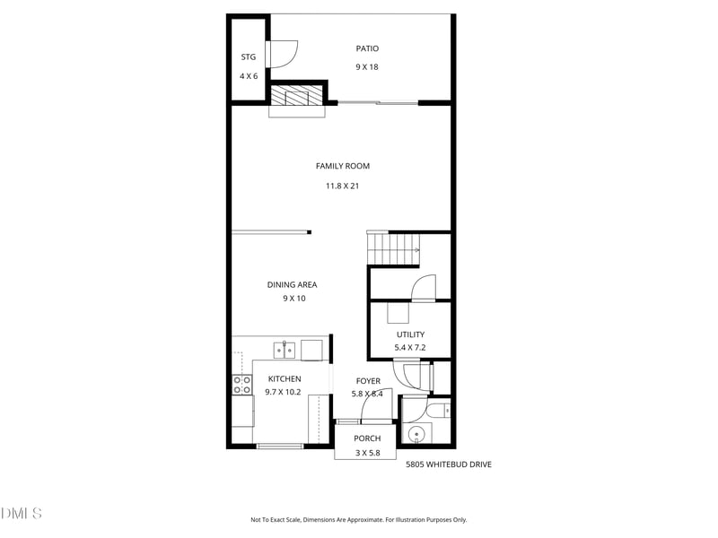 5805 Whitebud Dr, Raleigh, NC 27609