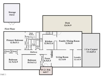 5825 Ridgeview Rd, Durham, NC 27712