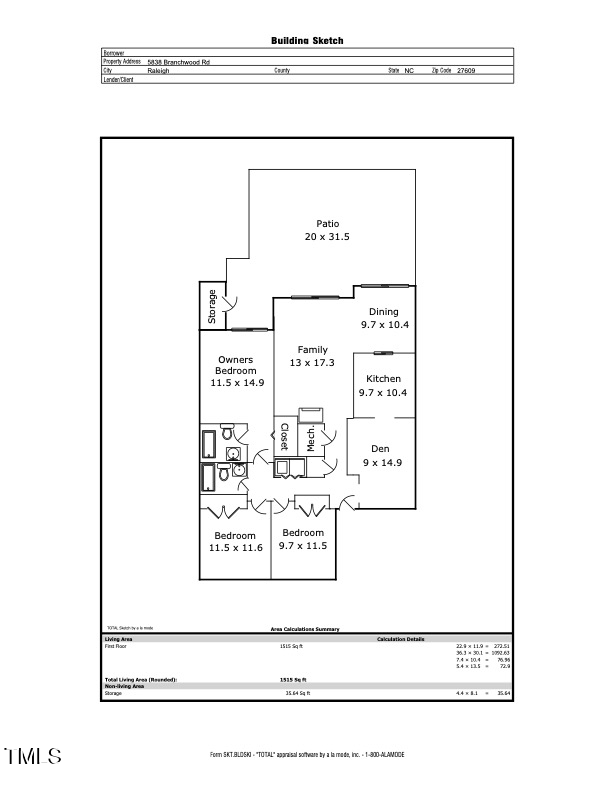 5838 Branchwood Rd, Raleigh, NC 27609