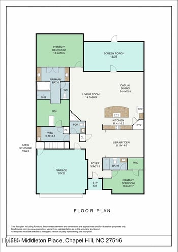 586 Middleton Pl, Chapel Hill, NC 27516