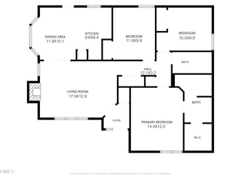 6 Bentwood Pl, Durham, NC 27703