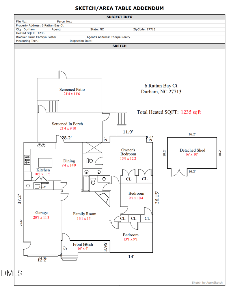 6 Rattan Bay Ct, Durham, NC 27713