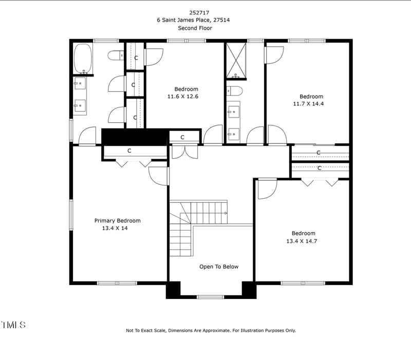 6 St James Pl, Chapel Hill, NC 27514