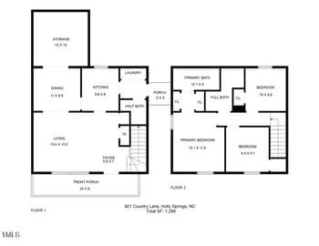 601 Country Ln, Holly Springs, NC 27540