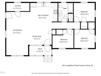 601 Longfellow St, Fuquay Varina, NC 27526