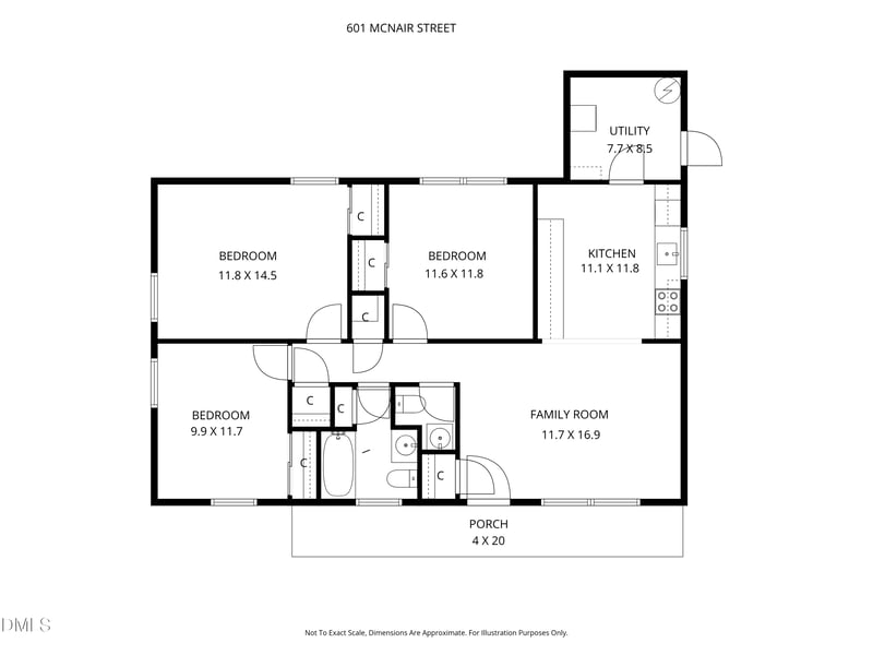 601 Mcnair St, Durham, NC 27707